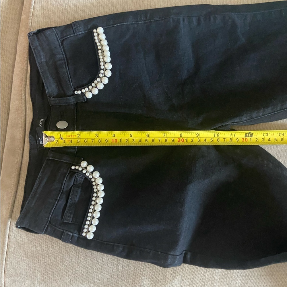 Boston Proper Mixed Pearl Black Denim Jeans - Picture 13 of 14